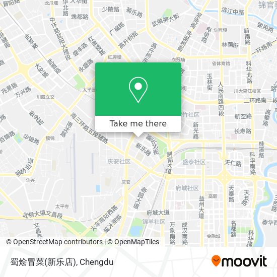 蜀烩冒菜(新乐店) map