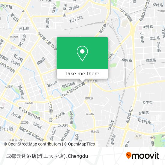 成都云途酒店(理工大学店) map