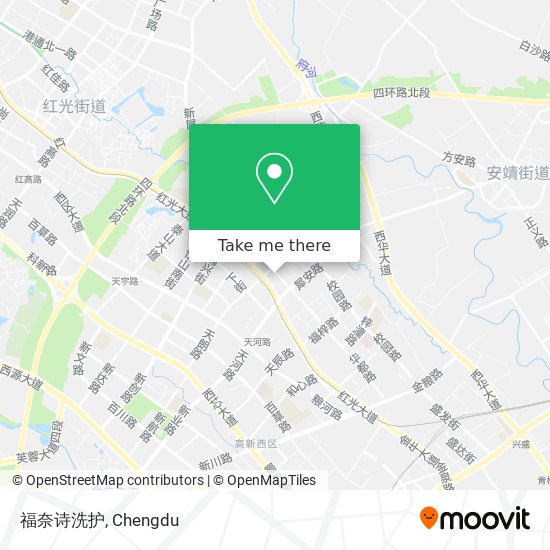 福奈诗洗护 map