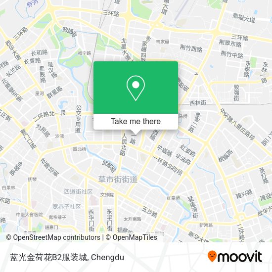 蓝光金荷花B2服装城 map