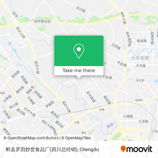郫县罗四炒货食品厂(四川总经销) map