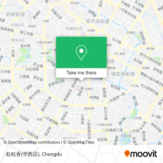 粒粒香(华西店) map