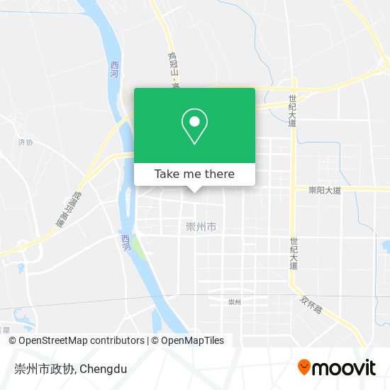 崇州市政协 map
