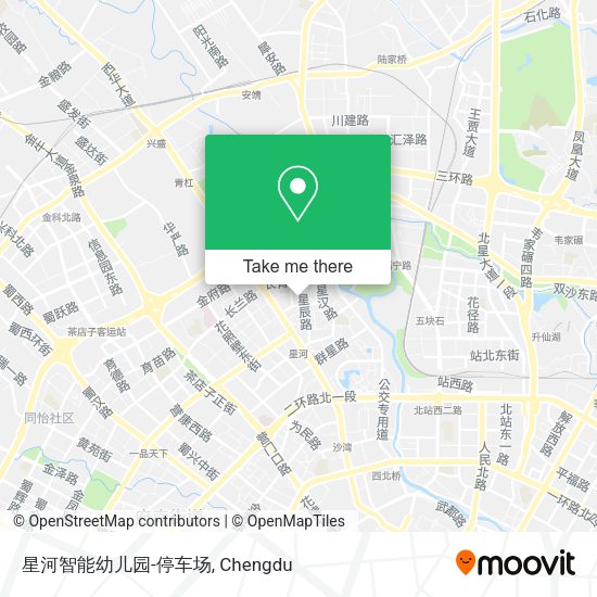 星河智能幼儿园-停车场 map