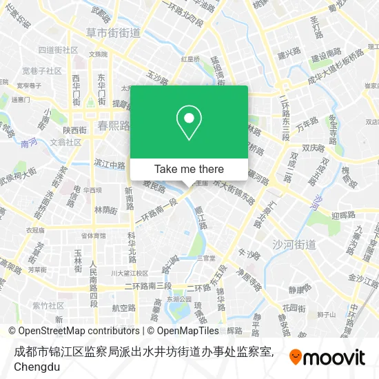 成都市锦江区监察局派出水井坊街道办事处监察室 map
