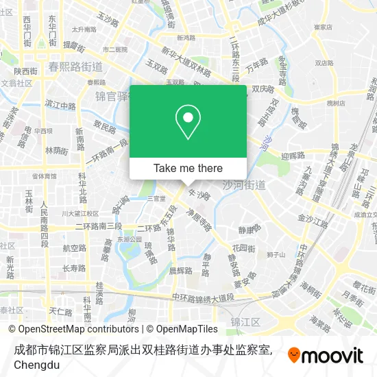 成都市锦江区监察局派出双桂路街道办事处监察室 map