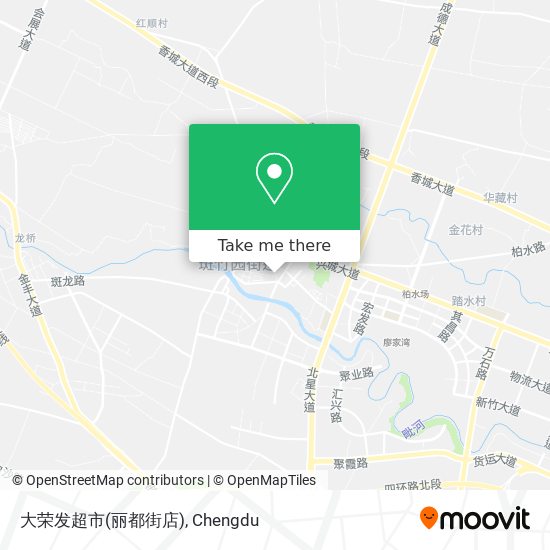 大荣发超市(丽都街店) map