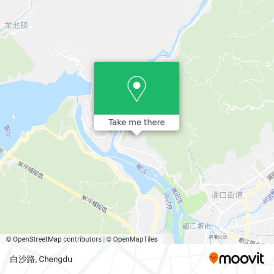 白沙路 map