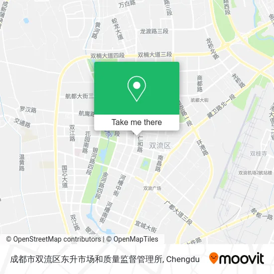 成都市双流区东升市场和质量监督管理所 map