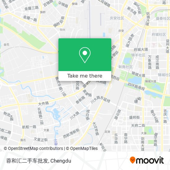 蓉和汇二手车批发 map