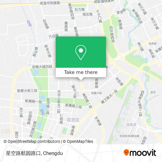星空路航园路口 map