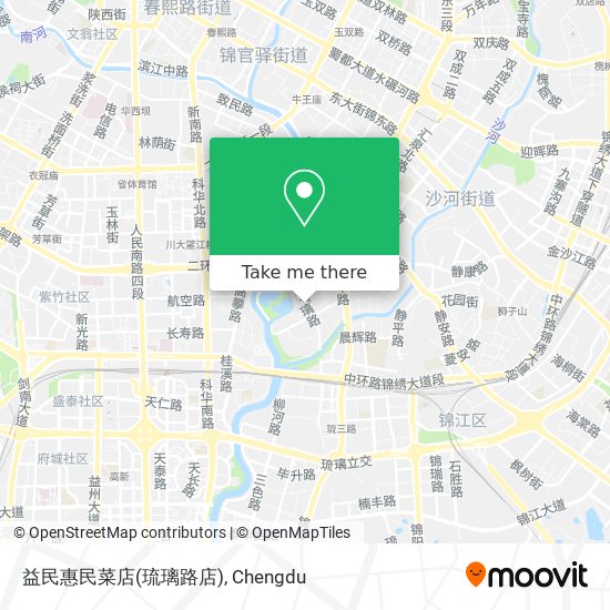 益民惠民菜店(琉璃路店) map