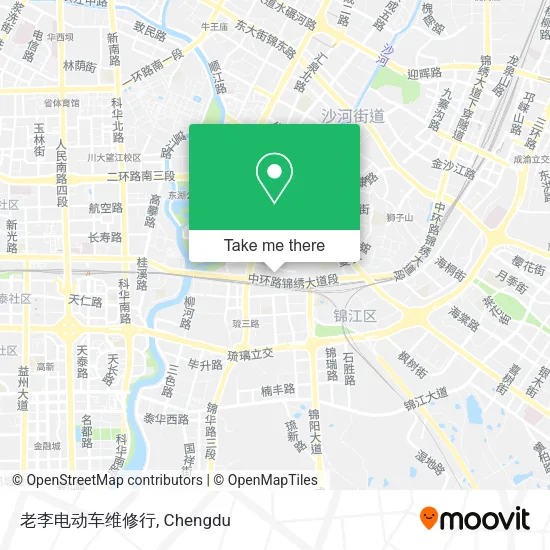 老李电动车维修行 map