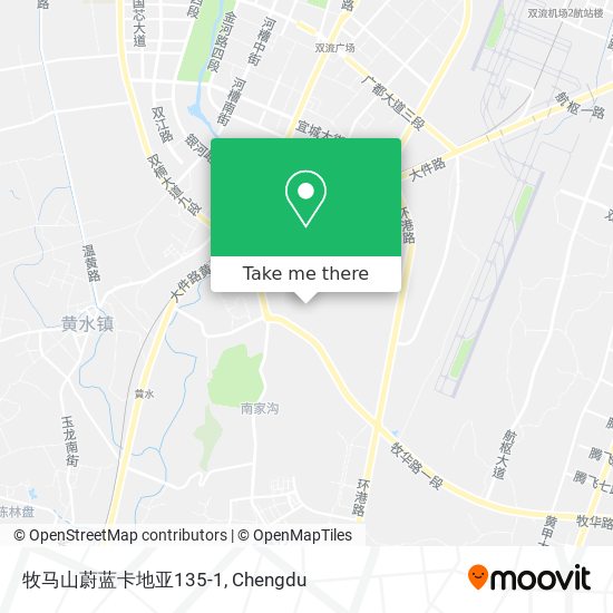 牧马山蔚蓝卡地亚135-1 map