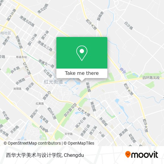 西华大学美术与设计学院 map