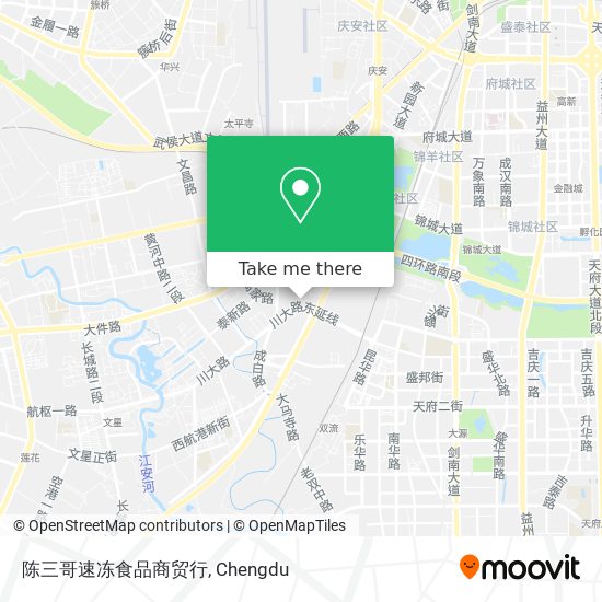 陈三哥速冻食品商贸行 map