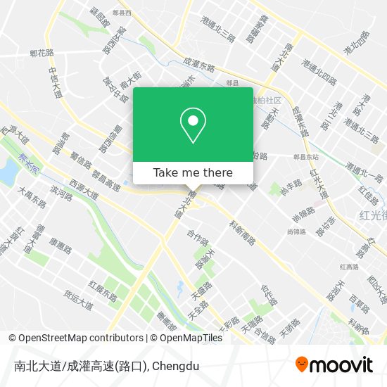 南北大道/成灌高速(路口) map