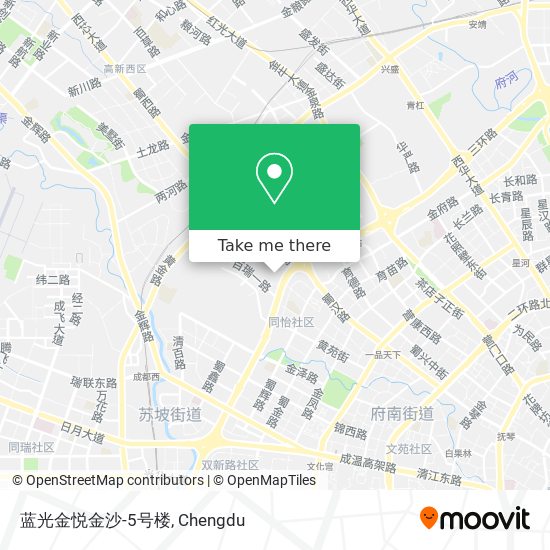 蓝光金悦金沙-5号楼 map