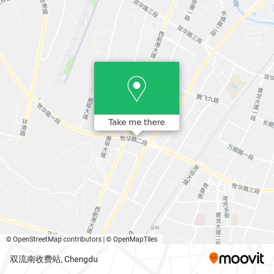 双流南收费站 map