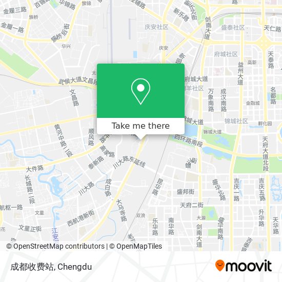 成都收费站 map