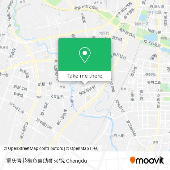 How To Get To 重庆青花椒鱼自助餐火锅in 成都市by Bus