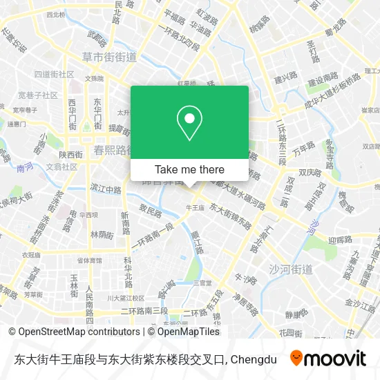 东大街牛王庙段与东大街紫东楼段交叉口 map