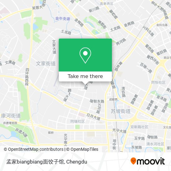 孟家biangbiang面饺子馆 map