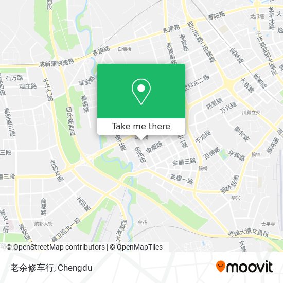 老余修车行 map