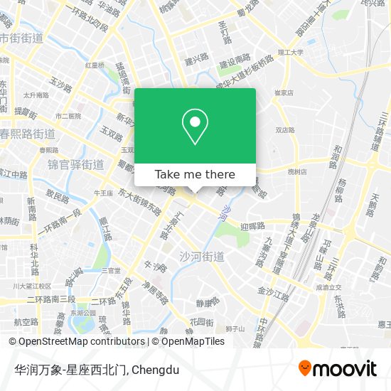 华润万象-星座西北门 map