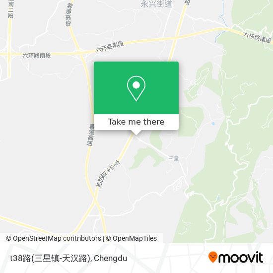 t38路(三星镇-天汉路) map