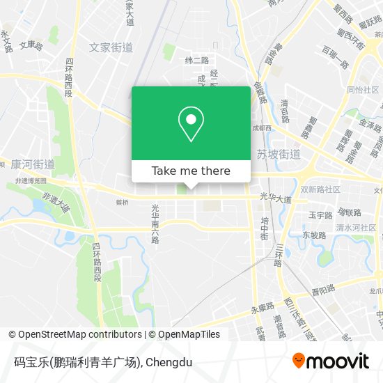 码宝乐(鹏瑞利青羊广场) map