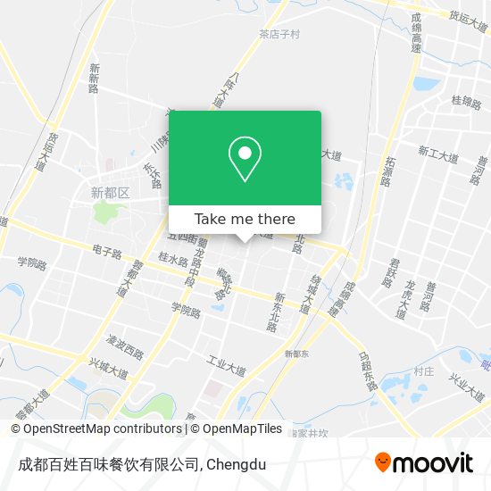 成都百姓百味餐饮有限公司 map