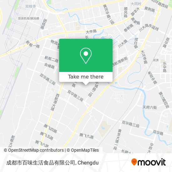 成都市百味生活食品有限公司 map