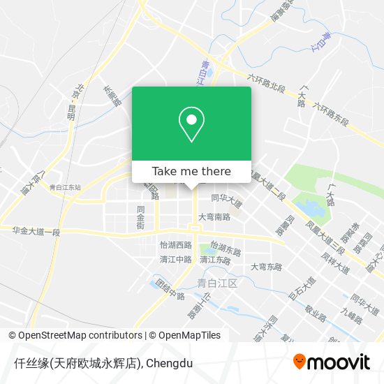 仟丝缘(天府欧城永辉店) map