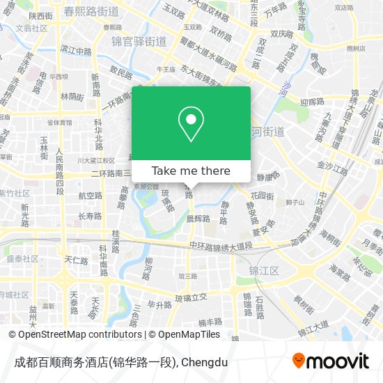 成都百顺商务酒店(锦华路一段) map