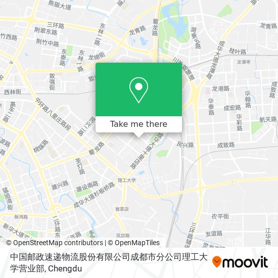 中国邮政速递物流股份有限公司成都市分公司理工大学营业部 map