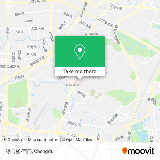 综合楼-西门 map