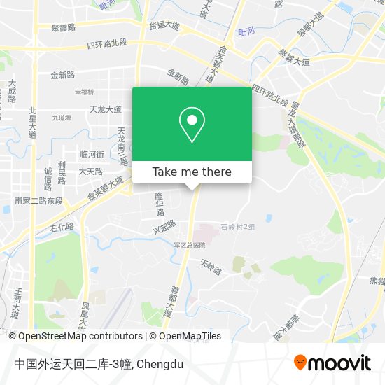 中国外运天回二库-3幢 map