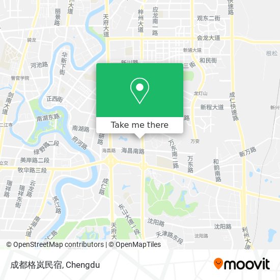 成都格岚民宿 map