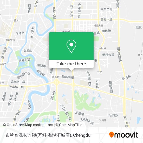 布兰奇洗衣连锁(万科·海悦汇城店) map