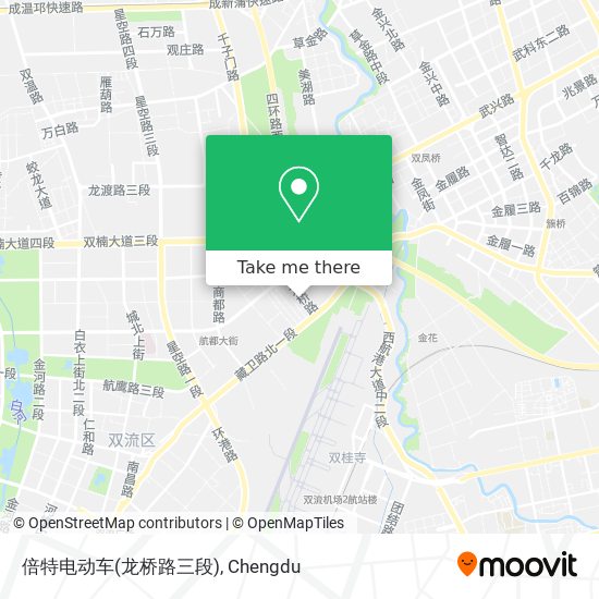 倍特电动车(龙桥路三段) map