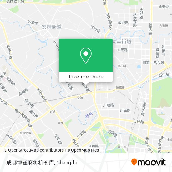 成都博雀麻将机仓库 map