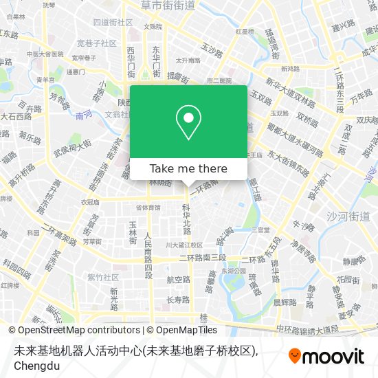 未来基地机器人活动中心(未来基地磨子桥校区) map