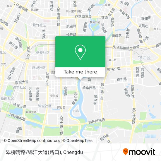 翠柳湾路/锦江大道(路口) map