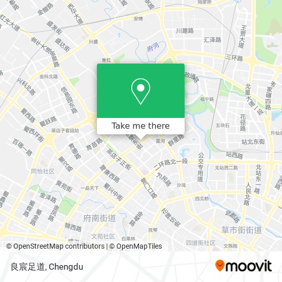 良宸足道 map