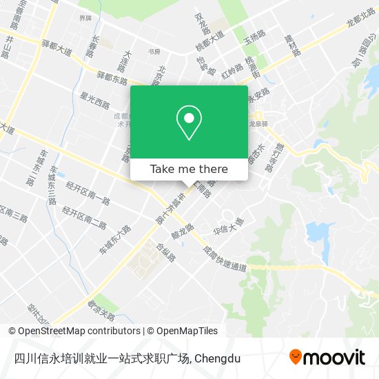 四川信永培训就业一站式求职广场 map