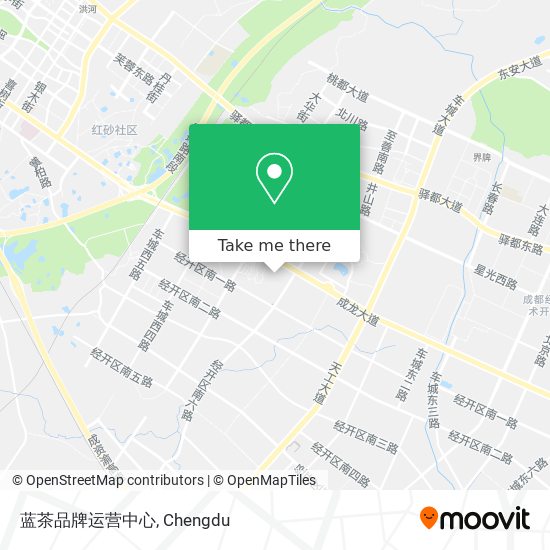 蓝茶品牌运营中心 map