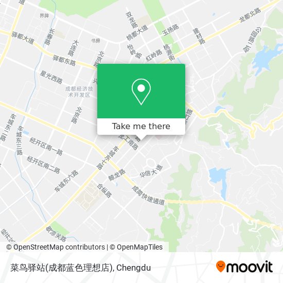 菜鸟驿站(成都蓝色理想店) map