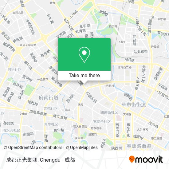 成都正光集团 map