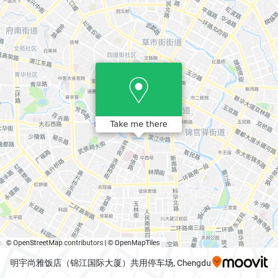 明宇尚雅饭店（锦江国际大厦）共用停车场 map